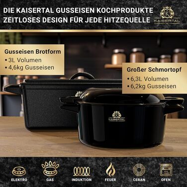 Набор форм для хлеба и запекания 2 предмета KAISERTAL