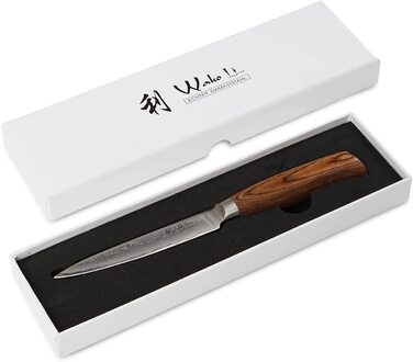 Поварской нож из 67 слоев дамасской стали 12 см EDIB Pro Wakoli