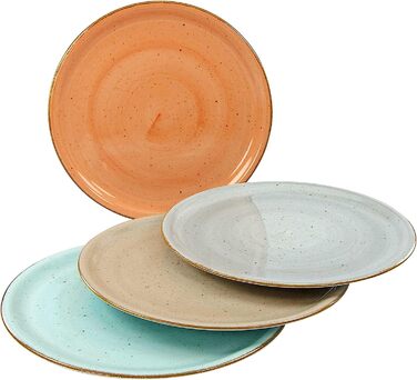 Серия Vintage Nature, набор посуд для пицц 30 см 4 шт. и разноцветне 4 шт. и одиночне, 17728