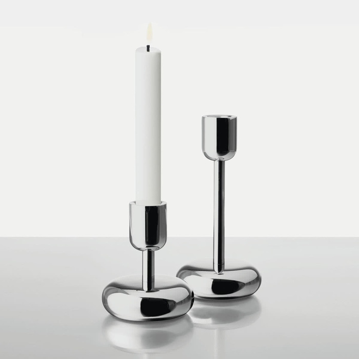 Подсвечник 18,3х9х9х8,6 см красный Nappula Iittala