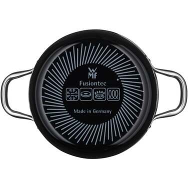 Кастрюля с крышкой 16 см Black Essential Fusiontec WMF