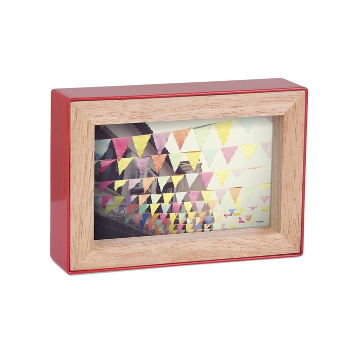 Фоторамка 11,4x16,5x4,4 см красная Fotoblock Bilderrahmen Umbra