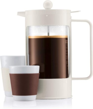 Френч-пресс 1 л белый Bean Bodum