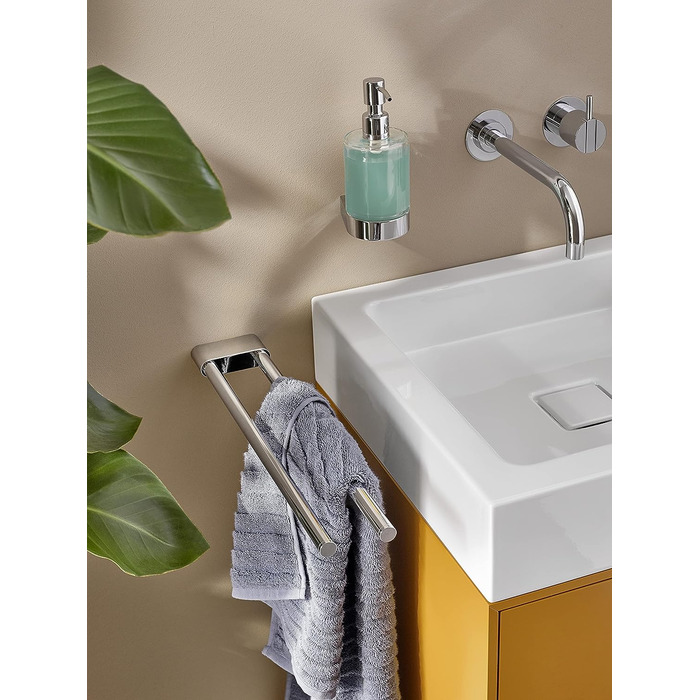 Вешалка для полотенец двойная настенная 32 см Emco Flow