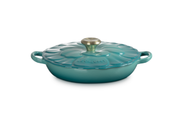 Жаровня 26 см/2,2 л Flower Blue Riviera Le Creuset