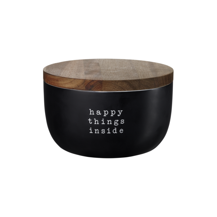 Банка для хранения "Happy things inside" 9 см Hey! ASA-Selection