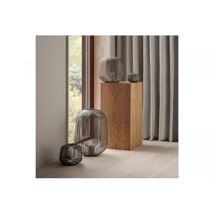 Фонарь под свечу 45 см Burned metal Lito Blomus