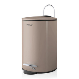 Ведро для мусора с педалью серо-коричневое 3 л Tubo Blomus