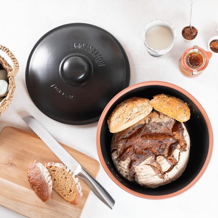 Хлебница 30 см Black Römertopf