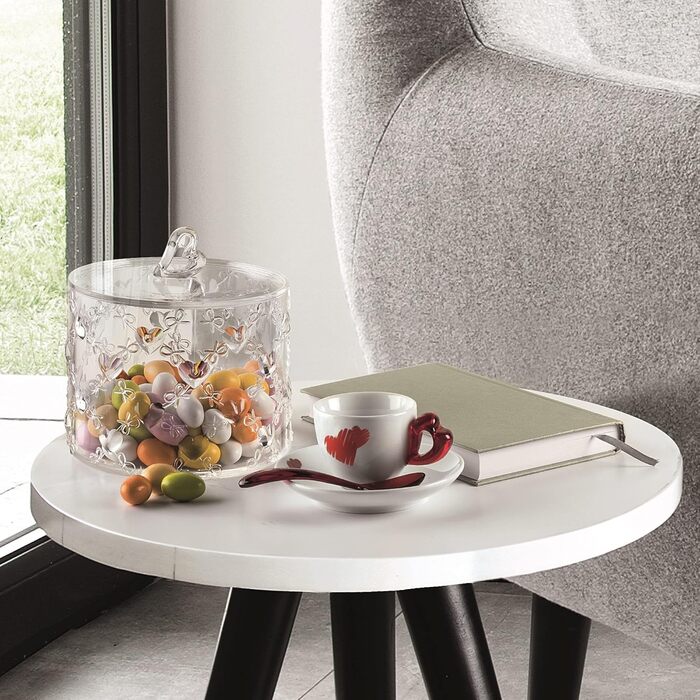 Контейнер с крышкой 15,7 х 14 см Transparent Love Guzzini