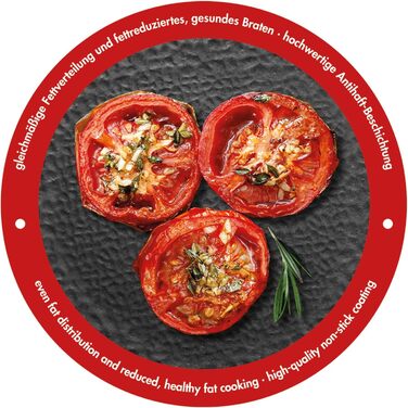 Сковорода чугунная, красная Küchenprofi 405001424