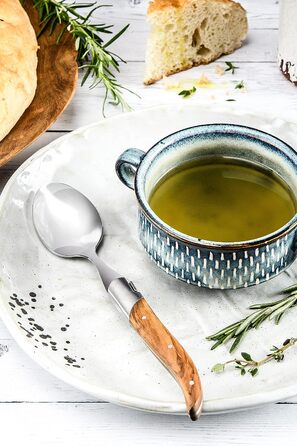 Набор ложек для супа 6 предметов, оливковое дерево Luxury Line Laguiole Style de Vie