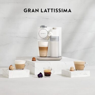 Кофемашина капсульная 1400 Вт EN640.B Black Nespresso Gran Lattissima De'Longhi