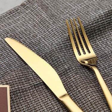 Набор из 24 столовых приборов на 6 персон золотой Berglander