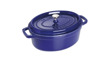 Кокот овальный 29 см, темно-синий Staub