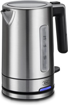 KHG Электрочайник 1 л нержавеющая сталь/пластик WK-105 ES KHG