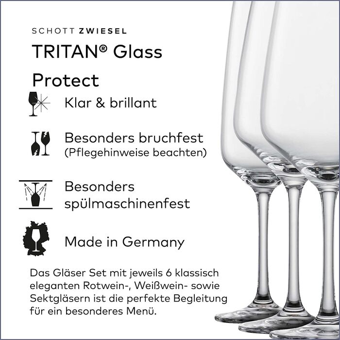 Набор бокалов для вина и шампанского 500 мл 18 предметов Premium Box Taste Schott Zwiesel