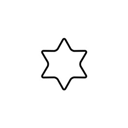 Формочка для печенья "Звездочка" металлическая 4 см Kaiser