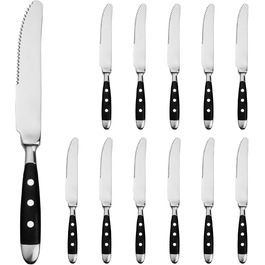 Набор ножей для стейка 12 предметов Black Berlin Series Alata