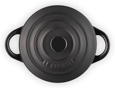Мини-кастрюля / жаровня 10 см, матовый черный Le Creuset