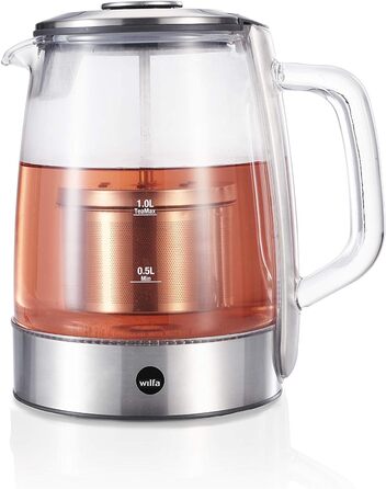 Электрочайник с заварником 1,25 л Wilfa