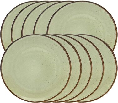 Набор тарелок из 27 см 10 предметов Earth Nature Collection CreaTable