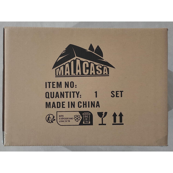 Набор фарфоровой посуды из 24 предметов Elisa Series MALACASA