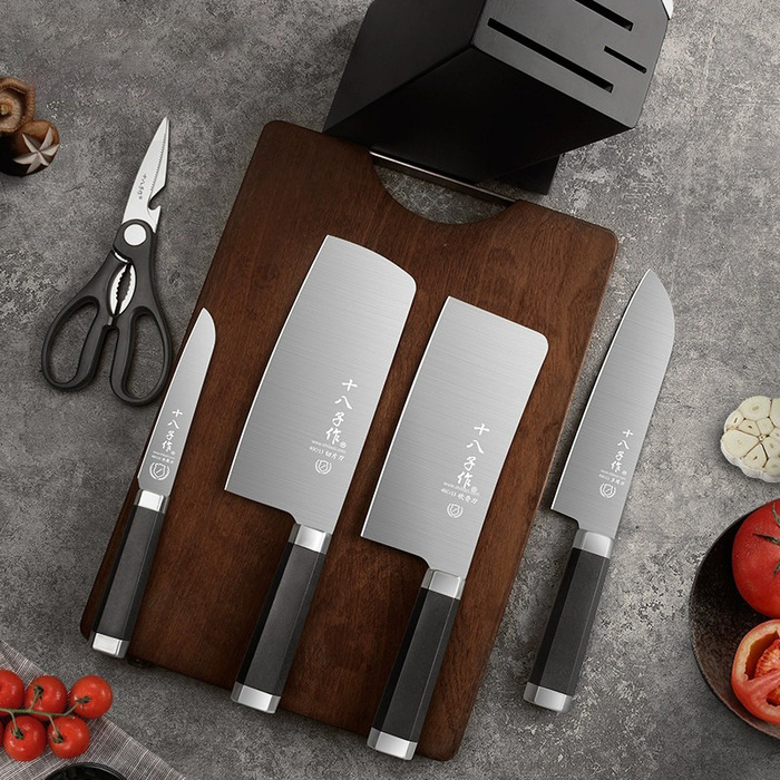 Набор ножей с подставкой для хранения Shibazi Yueying