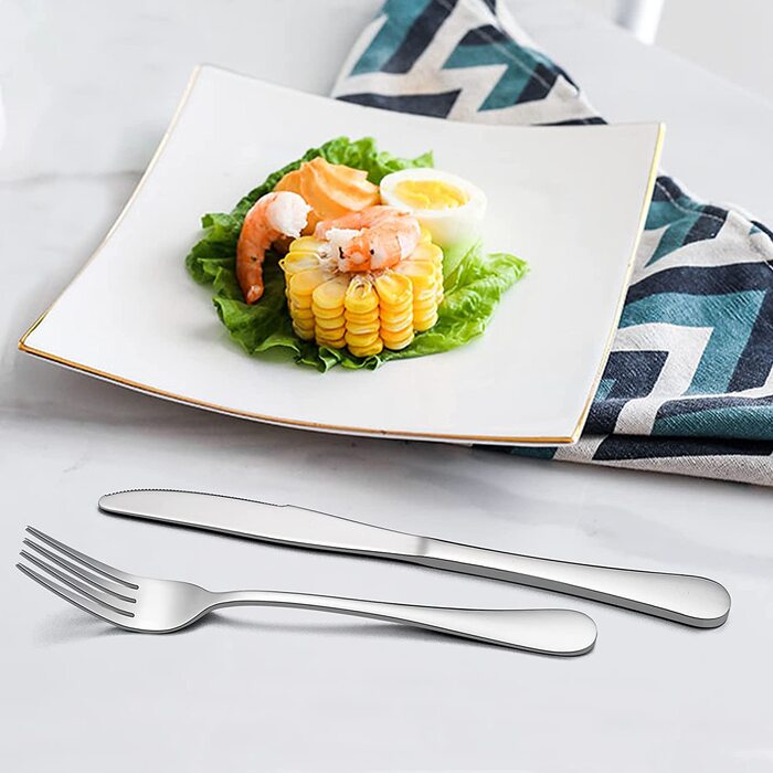 Набор столовых приборов Joyfair, 60 предметов, на 12 персон, нержавеющая сталь