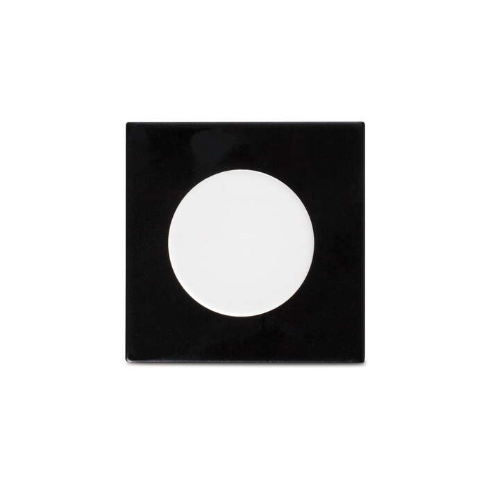 Крючок 3,5x3,5 см черно-белый Hook1 Wandhaken Design Letters