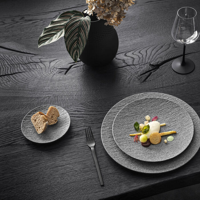 Тарелка 25 см, серая Manufacture Rock Granit Villeroy & Boch