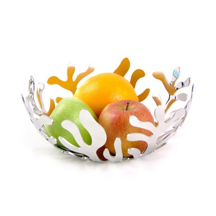 Ваза для фруктов 21х9,5 см белая Mediterraneo Alessi