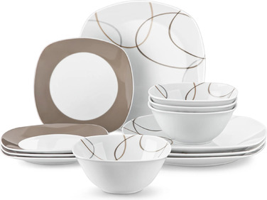Столовый сервиз на 4 персоны/12 предметов Nikita Veweet