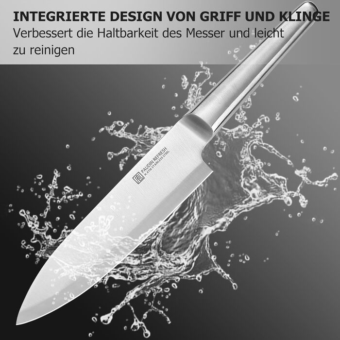 Набор кухонных ножей из нержавеющей стали 5 предметов PAUDIN