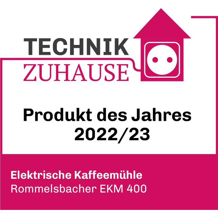 Кофемолка ROMMELSBACHER EKM 400 / 200 Вт / 35 уровней помола / 220 г / нержавеющая сталь