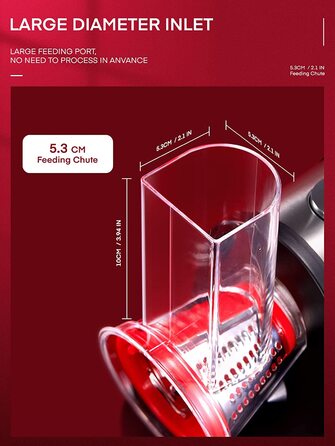 Электрическая терка из нержавеющей стали 200 Вт Red FOHERE