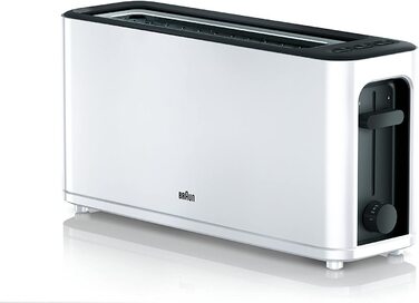 Тостер Braun HT3100 / 100 Вт / 1 слот / 7 ступеней / белый