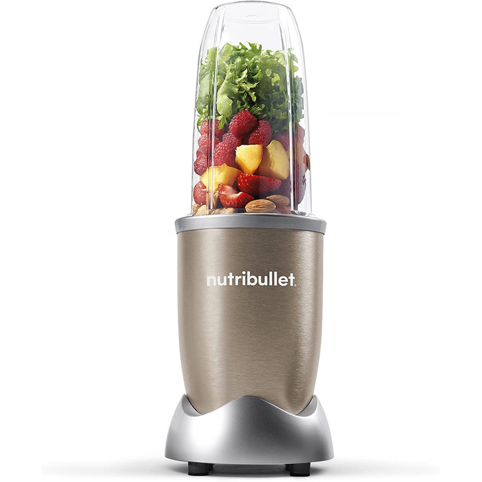 Компактный блендер NutriBullet Pro / 900 Вт / стакан 700 мл / нержавеющая сталь