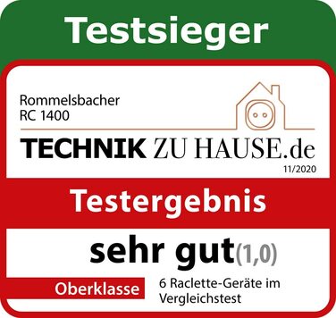 Раклетница двусторонняя на 8 человек 1200 Вт RC1400 ROMMELSBACHER