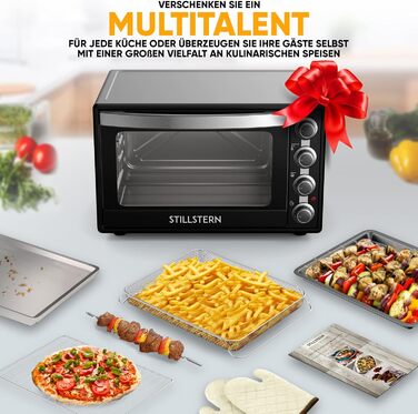 Мини-духовка с конвекцией воздуха 60 л CYCLONE PRO+ Stillstern