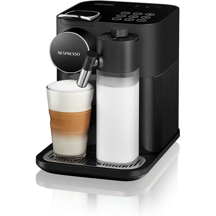 Кофемашина капсульная 1400 Вт EN640.B Black Nespresso Gran Lattissima De'Longhi