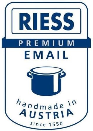 Кастрюля 2 л 20 см, эмалированная, зеленая Riess Casserole