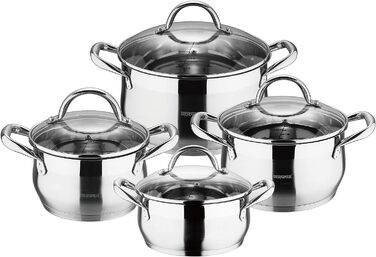Набор из 4 кастрюль с крышками Gourmet Bergner