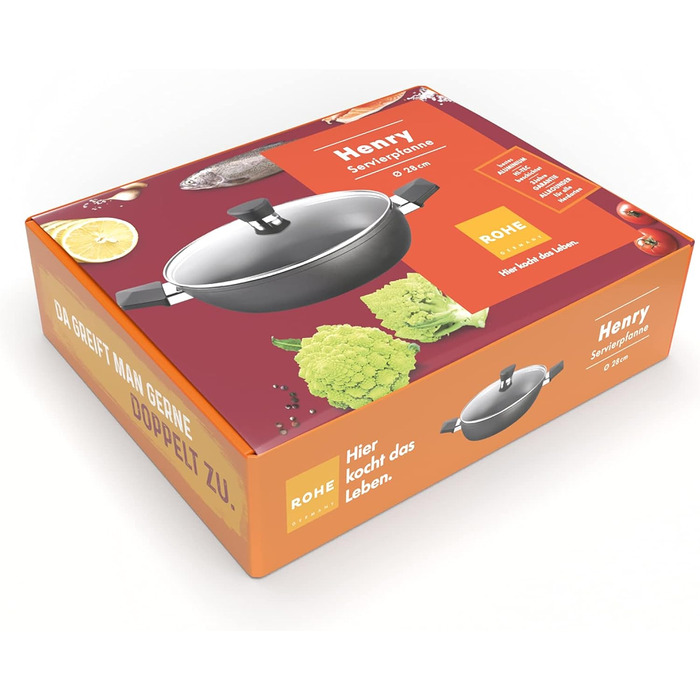 Сковорода сервировочная 28 см Henry Rohe Germany