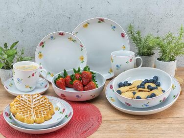 Столовый сервиз на 2 человека 10 предметов Allround Summer Time CreaTable