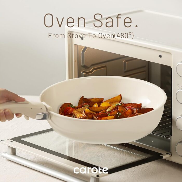 Набор кухонной посуды 17 предметов White CAROTE