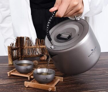 Титановый чайник iBasingo 1,4 л с фильтром