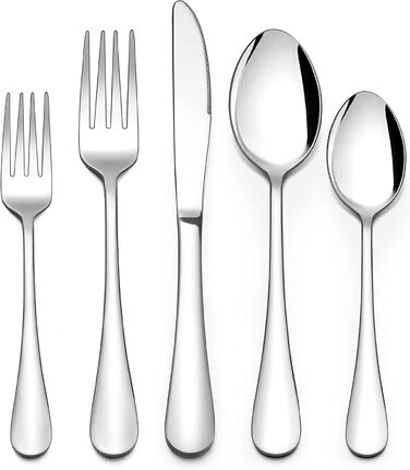 Набор столовых приборов Joyfair, 60 предметов, на 12 персон, нержавеющая сталь