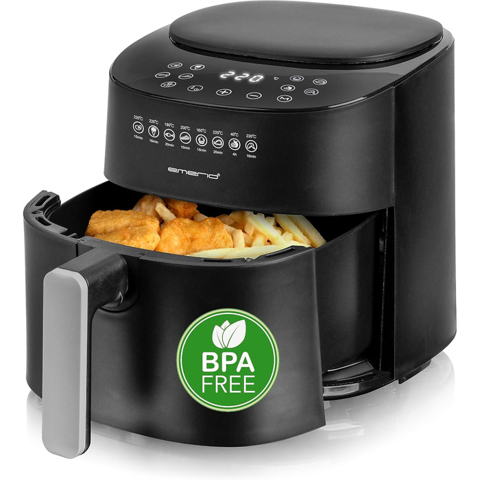 Фритюрница 4,5 л 1300 Вт Emerio