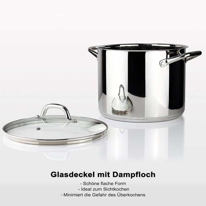 Кастрюля 10 л Linnuo